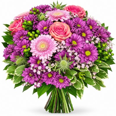 Purple flower mix
